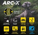 Obroża elektryczna Dogtra ARC-X Stymulacja Sygnał dźwiękowy Wibracja Światło lokalizacji